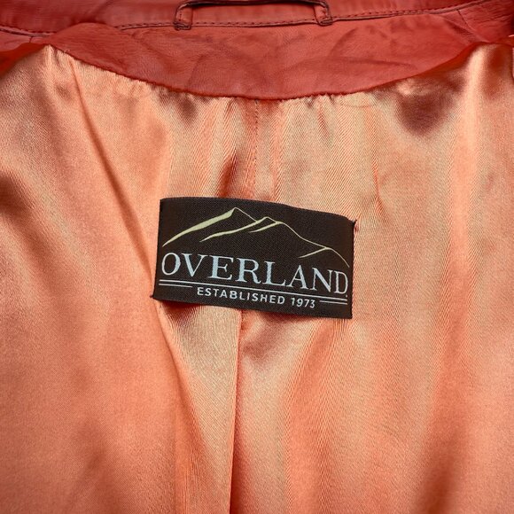 Overland Coraline Washed Lambskin Leather Jacket Large NWT - Picture 12 of 12